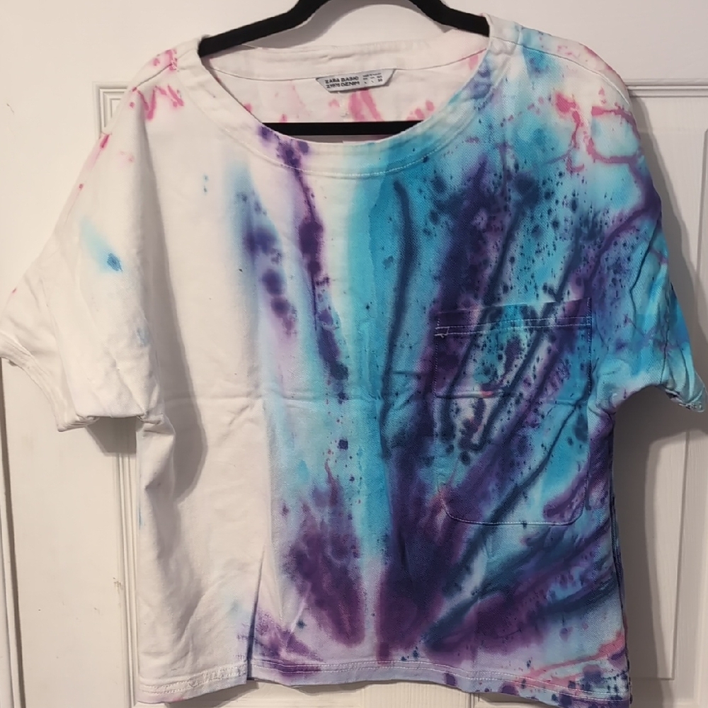 Heavyweight cotton denim tshirt